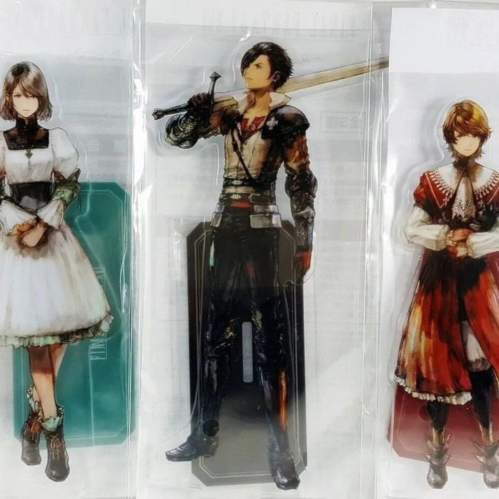 Final Fantasy XVI Square Enix Anniversary Kuji E Award Acrylic Stands Full Set